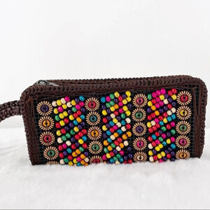Boho Beaded Wristlet